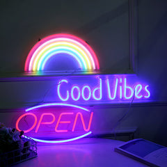 Image of LED Neon Light, Acrylic Back Panel, Room Decoration Night Light