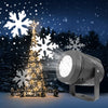 Image of Christmas Party Lights Snowflake Projector Light Led Stage Light Rotating Xmas Pattern Outdoor Holiday Lighting Garden Christmas Decor Shopping