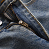 Image of Straight-leg Denim Men's Casual Trousers Shopping