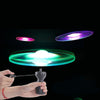 Image of Pull String Luminous Flying Saucer Toy Shopping