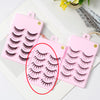 Image of 5 Pairs Manga Lashes New Arrival Anime Cosplay Natural Wispy  Korean Makeup Artificial False Eyelashes Shopping111