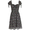 Image of Ladies Floral Short Chiffon Dress Shopping