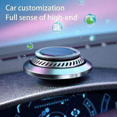 Car Air Freshener, Solar Rotating Car Essential Oil Diffuser, Car Interior Decor Accessories, Odor Eliminator For Car Office Home Car Aromatherapy Car Essential Oil Diffuser Auto Diffuser