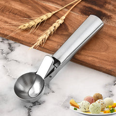 Ice Cream Scoops Stacks Stainless Steel Ice Cream Digger Non-Stick Fruit Ice Ball Maker Watermelon Ice Cream Spoon Tool Shopping