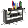 Image of Cassette Tape Dispenser Pen Holder Vase Pencil Pot Shopping