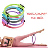 Image of Yoga Fitness Pilates Ring Women Girls Circle Magic Dual Exercise Home Gym Workout Sports Lose Weight Body Resistance Shopping