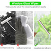 Image of 3X Glass Window Wiper Cleaner Squeegee Shower Screen Mirror Home Car Blade Brush Simple Green Car Glass Window Cleaner Wiper Cleaner Household Cleaning Brush Window Cleaning Tools Shopping