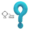 Image of 3me Lifestyle Portable Question Mark Pillow Memory Foam Travel Neck Pillows Ergonomic Neck Support Cushion For Sleeping Rest On Airplane Car Train And At Office And Home Use Shopping