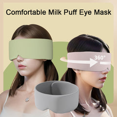 Silk Cotton Padded Eye Full Cover Block Light Blindfold Double Face Warm Cold Sleeping Masks For Women Soft And Comfortable Blindfold For Travelling Shopping