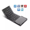 Image of Folding Mini Keyboard Tablet Phone Computer Wireless Foldable Bluetooth Keyboard Multi-Function Button Shopping