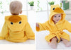 Image of Cartoon Cute Animal Modeling Baby Bath Towels Baby Bathrobes Cotton Children's Bathrobes Baby Hooded Shopping