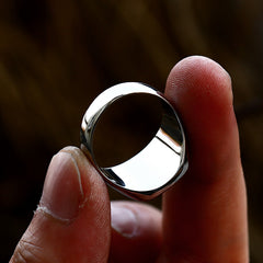 New Stainless Steel Epoxy Simple Ring Fashion