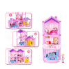 Image of House Doll House Villa DIY Assembled House Shopping