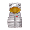 Image of Children Warm Down Vest Autumn Baby Boys Girls Sleeveless Waistcoat Kids Outerwear Vests Children Hooded Jackets Shopping