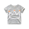 Image of Summer New Boys' Short Sleeve T-shirt Children's T-shirt Shopping