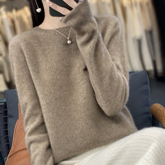 Women's Knitted Loose Cashmere Sweater Shopping