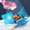 Image of 360 Rotating Electric Plane Airplane Toys For Kids Bump And Go Action Toddler Toy Plane With LED Flashing Light Sound For Boys Shopping