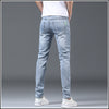 Image of Thin Men's Slim Fit Ripped Leisure Trousers Shopping