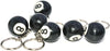 Image of Pure Black No. 8 Billiards Keychain Shopping