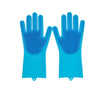 Image of Silicone Heat-resistant Cleaning Brush Scrubbing Gloves Shopping