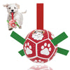 Image of Interactive Dog Toys, Dog Soccer Ball With Straps, Dog Football, Dogs Balls For Small Size Dog Water Toy Indoor & Outdoor, Gift For Dogs Shopping