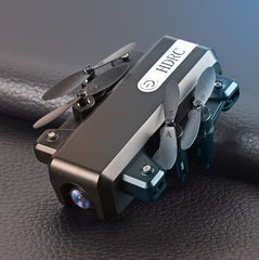 Mini folding drone aerial photography vehicle