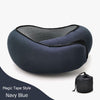 Image of Travel Neck Pillow Non-Deformed Airplane Pillow Travel Neck Cushion Durable U-Shaped Travel Memory Cotton Nap Neck Pillow Shopping