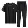 Image of Short Sleeve Sports Set Men's Embroidery Straight Shopping