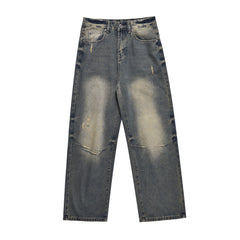 American Retro Washed Jeans For Men Shopping