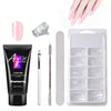 Image of Painless Extension Gel Nail Art Without Paper Holder Quick Model Painless Crystal Gel Set Shopping111