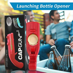 Cap Gun Beer Opener Drink Bottle Opener Launcher Shooter Game For Family Bar Shopping