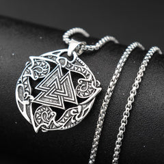 Pendant European And American Retro Stacked Triangle Necklace Shopping