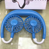 Image of Charging portable lazy fan student desktop fan hanging neck fan Shopping