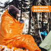 Image of Portable Lightweight Emergency Sleeping Bag, Blanket, Tent - Thermal Bivy Sack For Camping, Hiking, And Outdoor Activities - Windproof And Waterproof Blanket For Survival Shopping