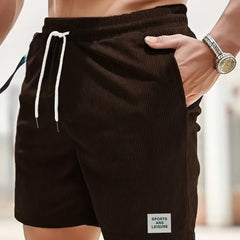 Summer Pure Color Tied Sports Pants Corduroy Shopping