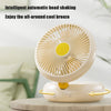 Image of Table Fan, Rechargeable Remote Control Fan With Auto Oscillation 90 Foldable Ultra Quiet 4 Speeds Wind, Portable Air Circulator Fan,Hang Hook, USB Wall Fan For Bedroom Office Kitchen Shopping