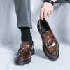 Image of New Style One Foot Leather Shoes For Men Shopping