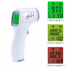 Large LCD Digital Infrared Thermometer Non-contact Forehead Baby Temperature Gun