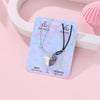 Image of Love Crown Wish Stone Necklace Fashion Alloy Shopping