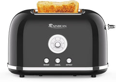 Toaster 2 Slice Retro Toaster Stainless Steel With 6 Bread Shade Settings And Bagel Cancel Defrost Reheat Function, Cute Bread Toaster With Extra Wide Slot And Removable Crumb Tray Shopping