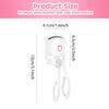 Image of Heated Eyelash Curler Electric Temperature Control Mini Eyelash Curler Electric Portable Charging Shopping