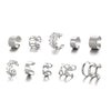 Image of Creative Simple Non-pierced Ear Clip Five-piece Set Shopping