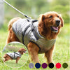 Image of Waterproof Dog Clothes Winter Dog Coat With Harness Warm Pet Clothing Big Dog Jacket Chihuahua Labrador Coat Costume Shopping