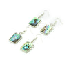 Image of Natural Abalone Colorful Shell Rectangular Edging Ethnic Style Jewelry Earrings Shopping