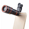 Image of HD 8X Clip On Optical Zoom Telescope Camera Lens For Universal Mobile Cell Phone Shopping