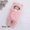 Image of Winter Baby Sleeping Bag Bear Nap Printed Sleeping Bag, Suitable For Babies Aged 0-10 Months, Soft Nap Mat With Removable Pillow Shopping