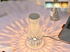 Image of Vase Shape Atmosphere Crystal Lamp Romantic Bedside Diamond Table Lamp  Home Christmas Decorations LED Lights Shopping