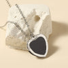 Image of Trendy Unique Natural Stone Love Necklace For Women Shopping