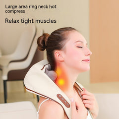 Home Kneading Hot Compress Shoulder And Neck Massager Shopping111