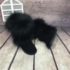 Image of Women's Winter Mid-calf Fox Fur Snow Boots Shopping